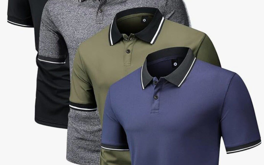 4 Pack of Men’s Polo Shirts  $22.99  | That’s just $5.74 each | Sizes up to 3XL